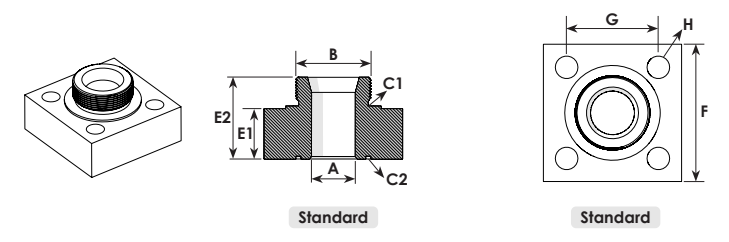 Flange Dimensional Drawing